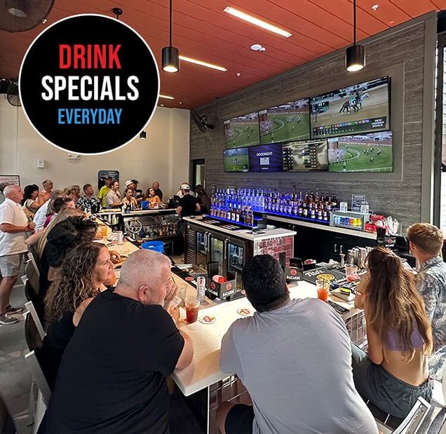 Teed Up Outdoor Sports Bar at Sports Challenge America